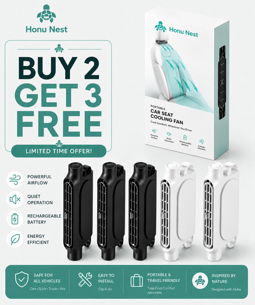 Honu Nest Portable Car Seat Cooling Fan