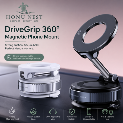 Honu Nest™ FlexGrip Magnetic Phone Mount
