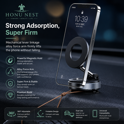 Honu Nest™ FlexGrip Magnetic Phone Mount