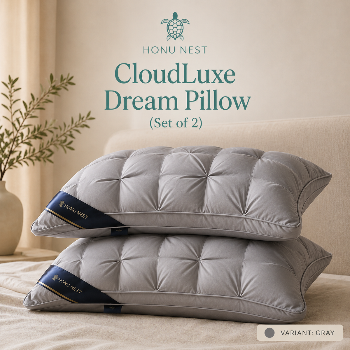 CloudLuxe Dream Pillow (Set of 2)