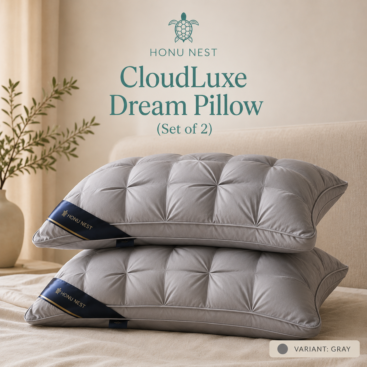 CloudLuxe Dream Pillow (Set of 2)