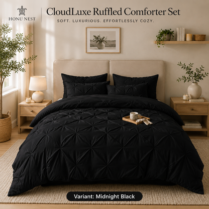 CloudLuxe Ruffled Comforter Set