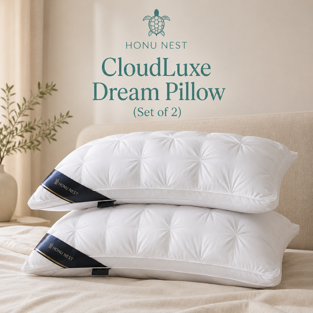 CloudLuxe Dream Pillow (Set of 2)