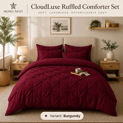 CloudLuxe Ruffled Comforter Set