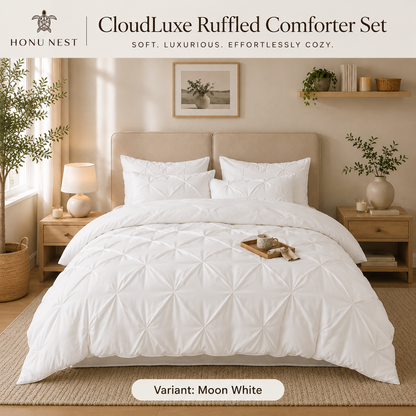 CloudLuxe Ruffled Comforter Set